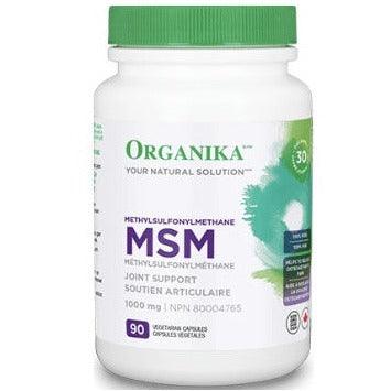 Organika MSM 1000mg 90 veg caps Supplements - Joint Care at Village Vitamin Store