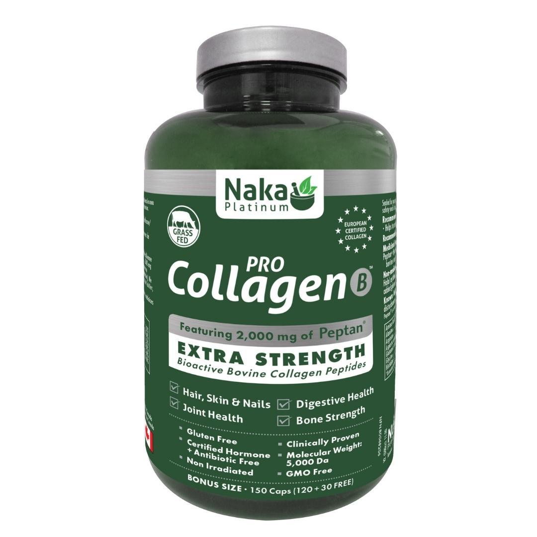 Naka Platinum Pro Collagen B 2000mg Extra Strength 150 Caps (120 + 30 FREE) Supplements - Collagen at Village Vitamin Store