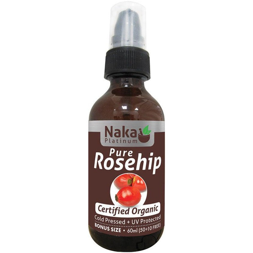 Naka Platinum Pure Rosehip Seed Oil 60ml Beauty Oils at Village Vitamin Store