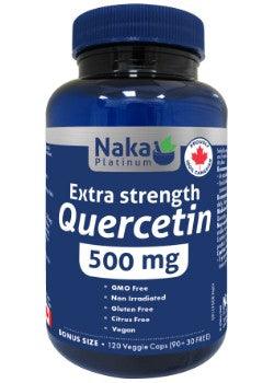 Naka Extra Strength Quercetin 500mg 120 Vcaps Supplements at Village Vitamin Store
