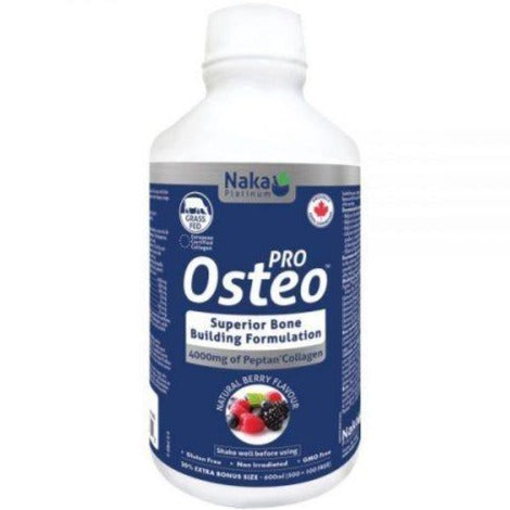 Naka Platinum PRO Osteo Berry 600ml (500ml + 100ml Bonus size) Supplements - Bone Health at Village Vitamin Store