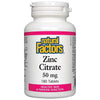 Natural Factors Zinc Citrate 50mg 180 Tabs Minerals - Zinc at Village Vitamin Store