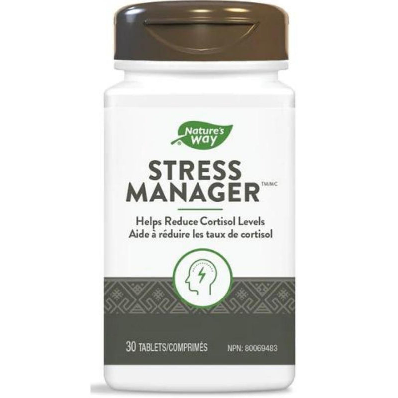 Nature's Way Stress Manager 30 Tabs Supplements - Stress at Village Vitamin Store