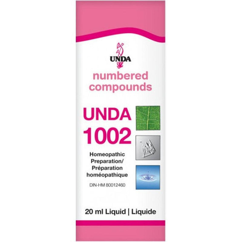 UNDA Numbered Compounds UNDA 1002 Homeopathic at Village Vitamin Store