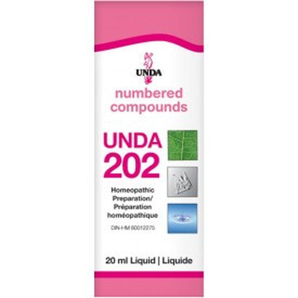 UNDA Numbered Compounds UNDA 202, 20ML Homeopathic at Village Vitamin Store