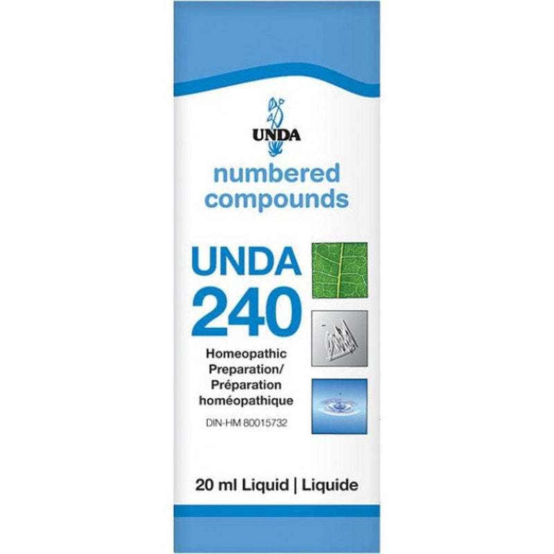 UNDA Numbered Compounds UNDA 240 Homeopathic at Village Vitamin Store