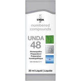 UNDA Numbered Compounds UNDA 48 Homeopathic at Village Vitamin Store