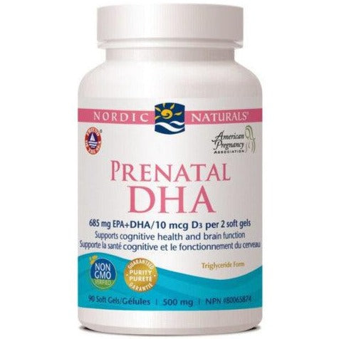 Nordic Naturals Prenatal DHA 90 Softgels Supplements - Prenatal at Village Vitamin Store