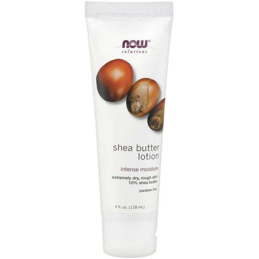NOW Shea Butter Lotion Intense Moisture for Extremely Dry, Rough Skin 118ml Body Moisturizer at Village Vitamin Store