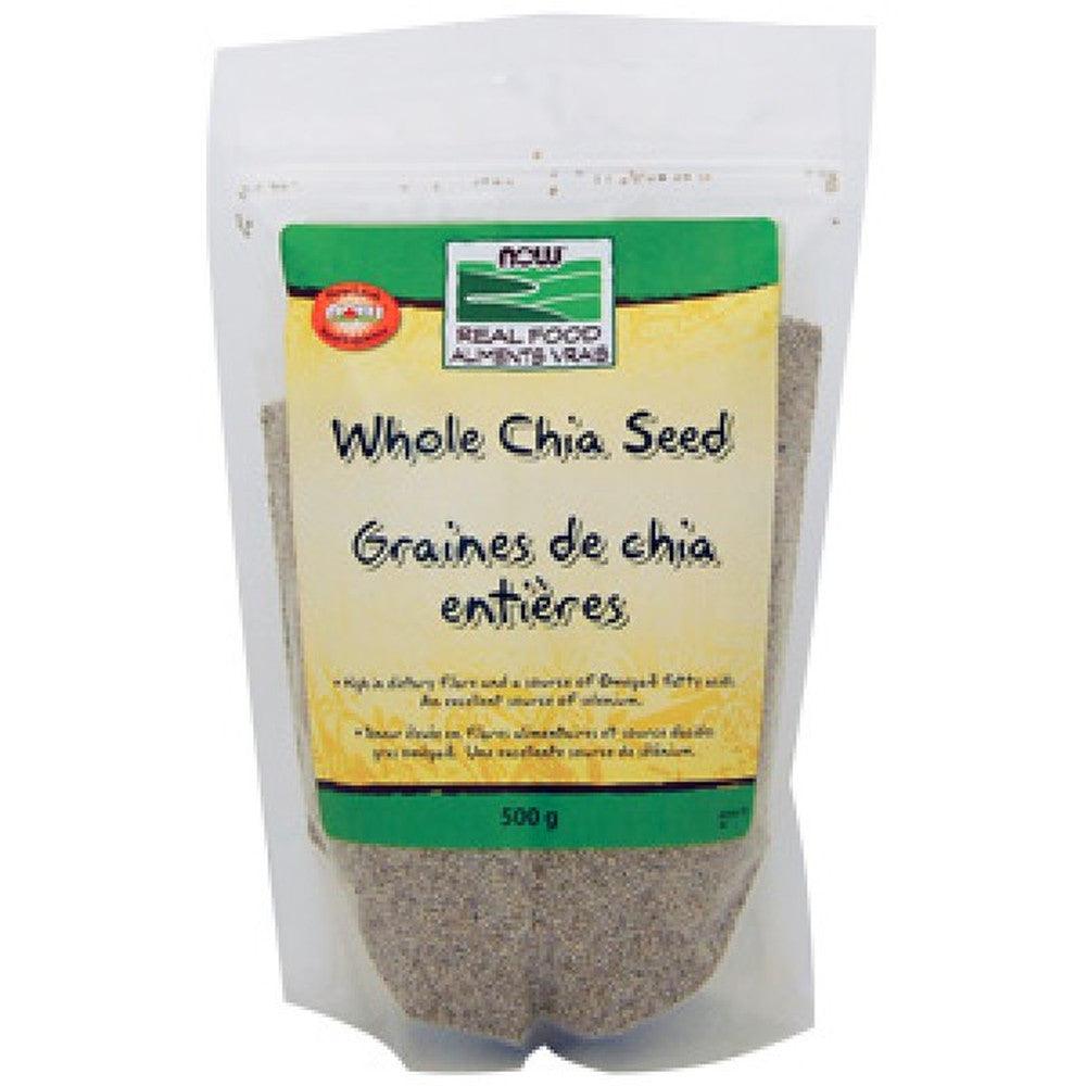 NOW Whole Chia Seed 500 g Food Items at Village Vitamin Store