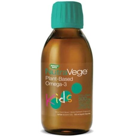 NutraVege Plant-Based Omega-3 Kids 500mg Citrus Punch 150ml Supplements - Kids at Village Vitamin Store