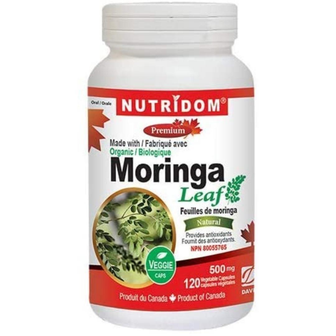 Nutridom Moringa Leaf 120 Veggie Caps Supplements at Village Vitamin Store