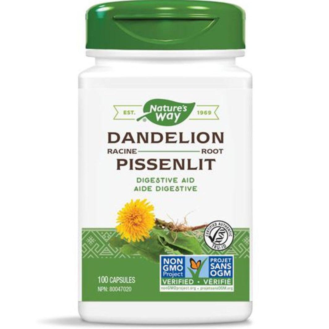 Nature's Way Dandelion Root 100 Caps Supplements - Digestive Health at Village Vitamin Store
