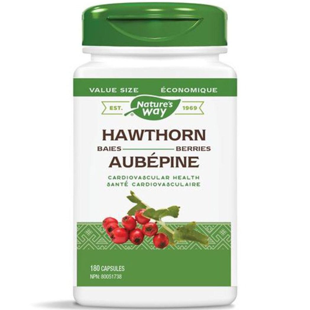Nature's Way Hawthorn Berries 180 Caps Supplements - Cardiovascular Health at Village Vitamin Store