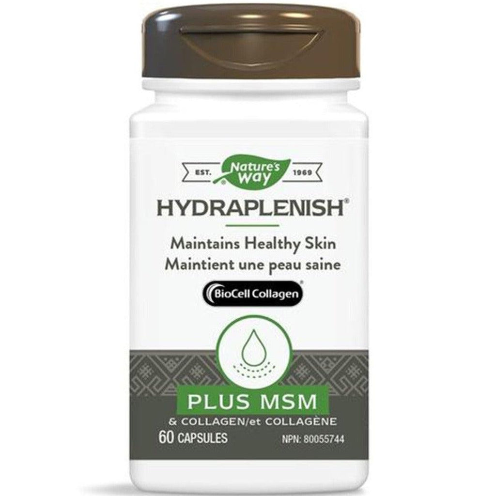 Nature's Way Hydraplenish with MSM 60 Caps Supplements - Hair Skin & Nails at Village Vitamin Store