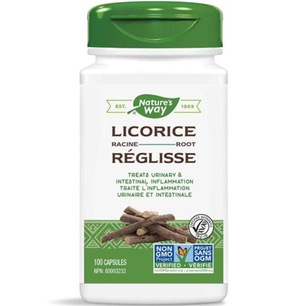 Nature's Way Licorice Root 100 Caps Supplements at Village Vitamin Store