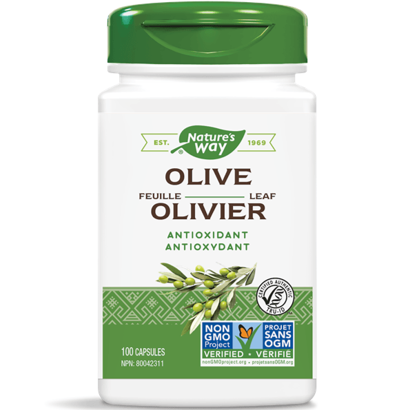 Nature's Way Olive Leaf 100 Capsules Supplements at Village Vitamin Store