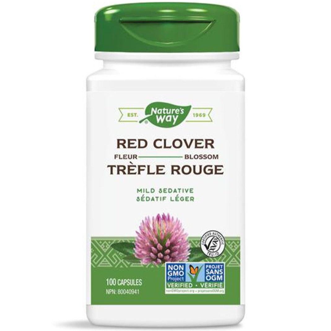 Nature's Way Red Clover 100 Capsules Supplements at Village Vitamin Store
