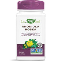 Nature's Way Rhodiola 60 Caps Supplements - Cognitive Health at Village Vitamin Store