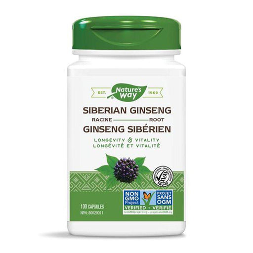 Nature's Way Siberian Ginseng 100 Caps Supplements at Village Vitamin Store