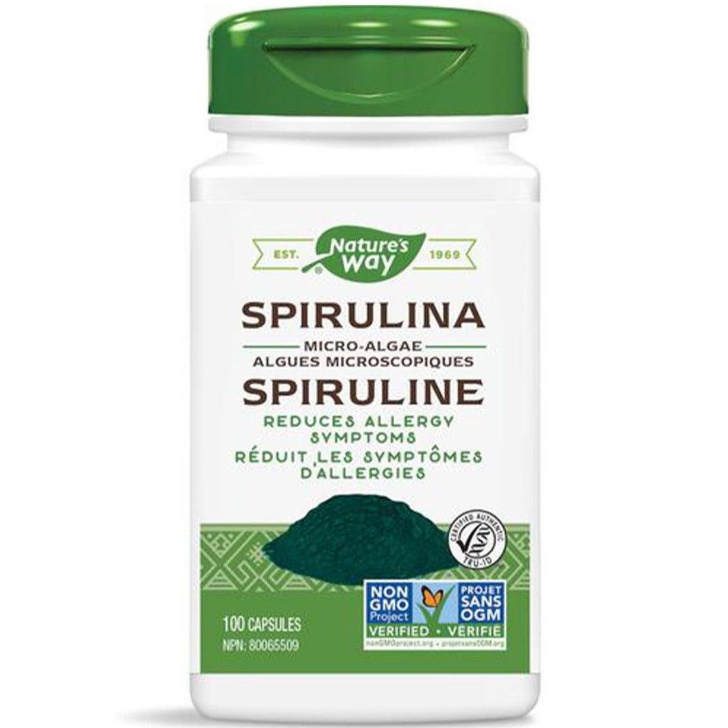 Nature's Way Spirulina 100 Caps Supplements at Village Vitamin Store