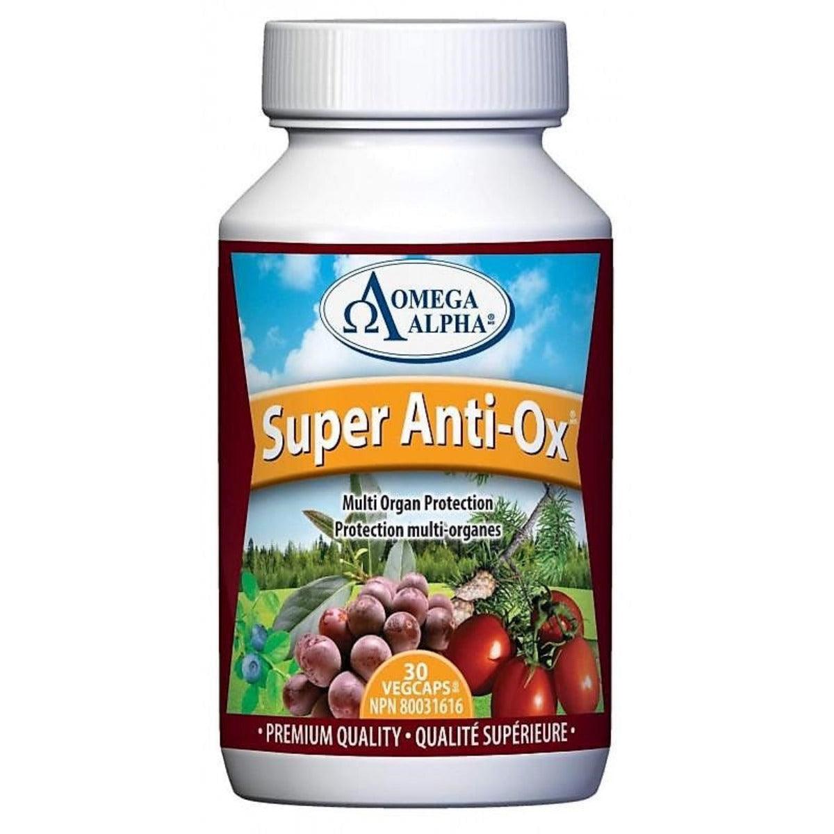 Omega Alpha Super Anti-Ox 30 veg caps Supplements at Village Vitamin Store