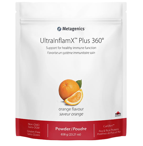 Metagenics UltraInflamX Plus 360 orange 658 G Supplements - Pain & Inflammation at Village Vitamin Store