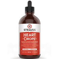 Strauss Heartdrops Original Herbal Heart Supplement 225mL Supplements - Cardiovascular Health at Village Vitamin Store