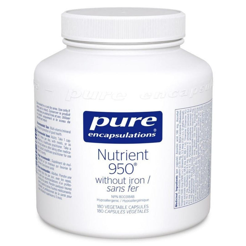 Pure Encapsulations Nutrient 950 without Iron 180 Caps Supplements at Village Vitamin Store