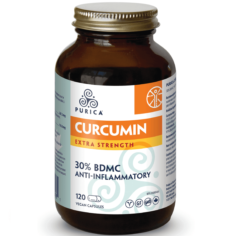 Purica Curcumin Extra Strength 120 Vegan Caps Supplements - Turmeric at Village Vitamin Store