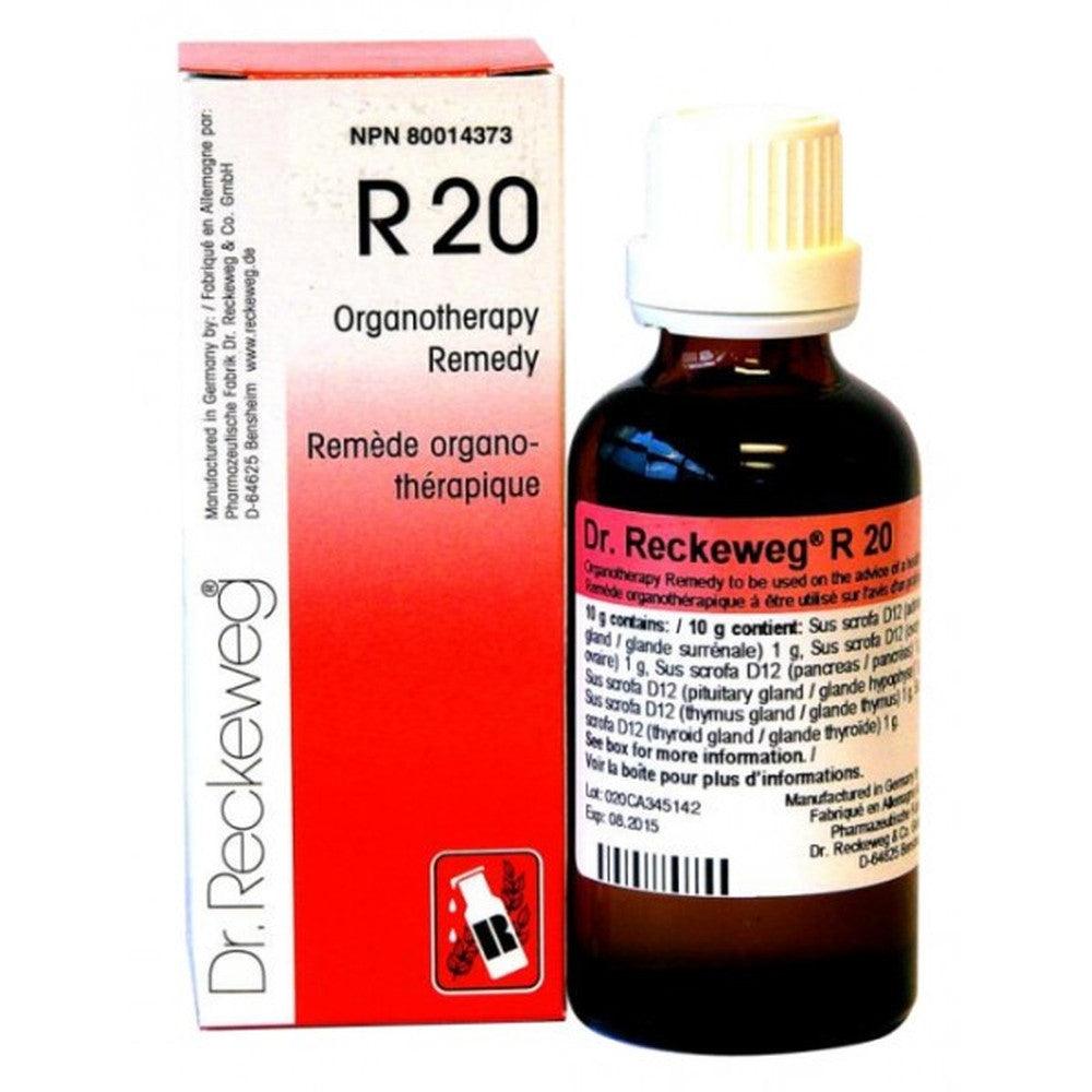 Dr Reckeweg R20 50ml Homeopathic at Village Vitamin Store