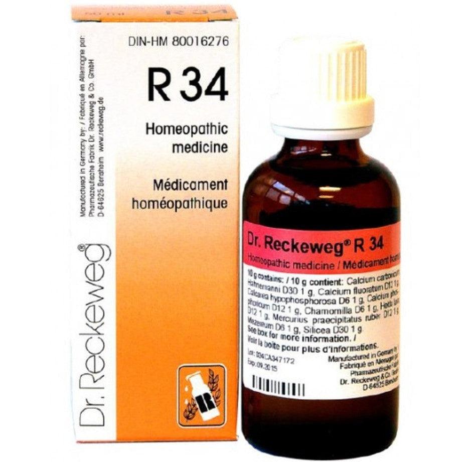 R34 - 50 Ml Homeopathic at Village Vitamin Store