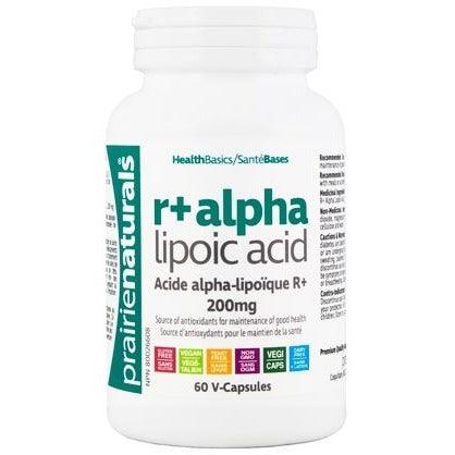 Prairie Naturals R+ Alpha Lipoic Acid 200mg 60 Veggie Caps Supplements at Village Vitamin Store