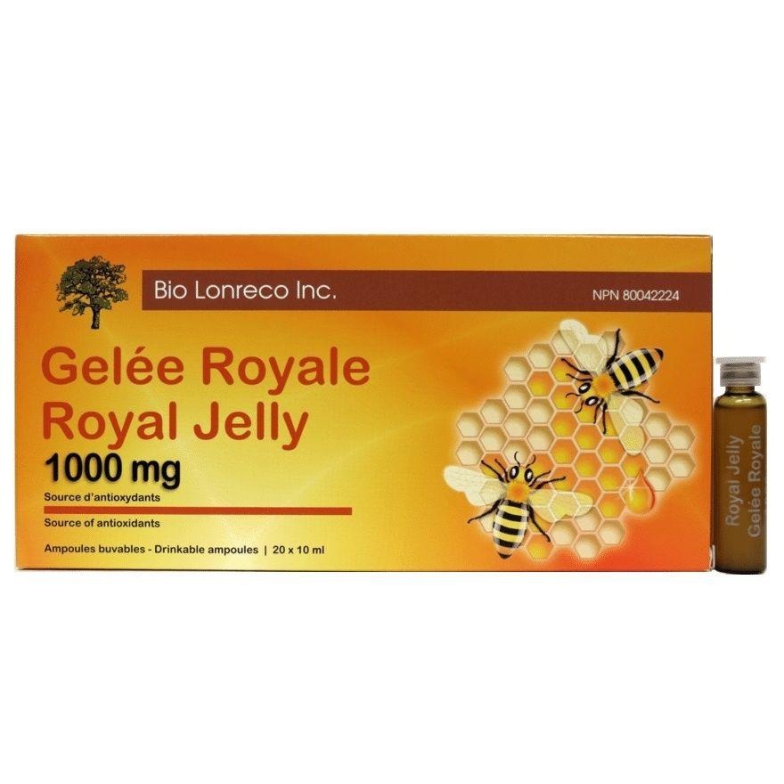 Bio Lonreco Inc. Royal Jelly 1000MG, 20x10ML Supplements at Village Vitamin Store