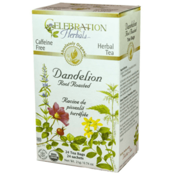 Celebration Herbals Dandelion Root Roasted Tea 24 Tea Bags Food Items at Village Vitamin Store