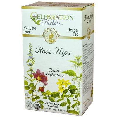 Celebration Herbals Rose Hips 24 Tea Bags Food Items at Village Vitamin Store