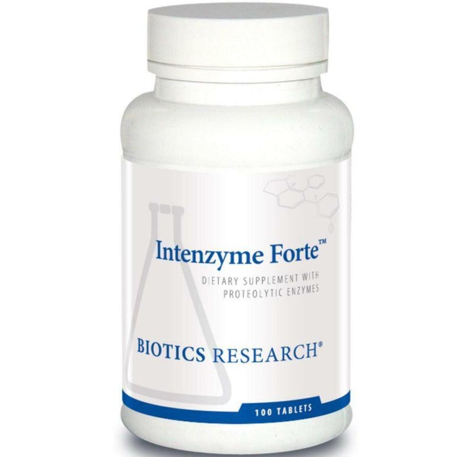 Digestive Enzymes Biotics Research Intenzyme Forte 100 Tabs Biotics Research
