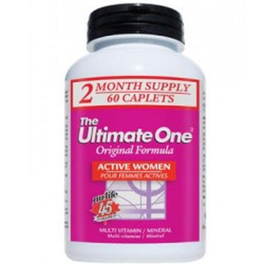 Nu-Life The Ultimate One Active Women 60 Caplets Vitamins - Multivitamins at Village Vitamin Store