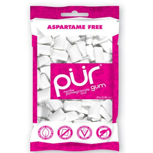PUR Gum Pomegranate Mint 77g Food Items at Village Vitamin Store