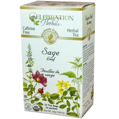 Celebration Herbals Sage Leaf 24 Tea Bags Food Items at Village Vitamin Store
