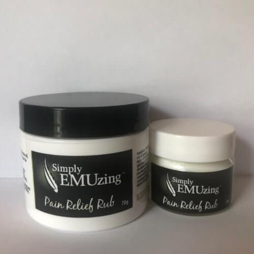 Simply EMUzing Pain Relief Rub 20g/70g Personal Care at Village Vitamin Store