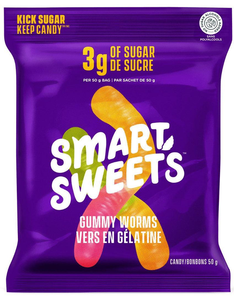 Smart Sweets Gummy Worms 50g Food Items at Village Vitamin Store