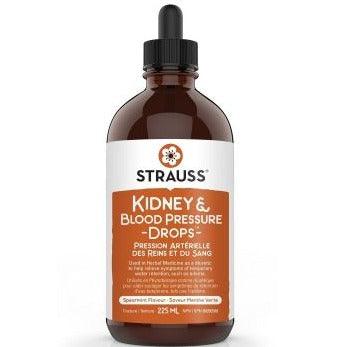 Strauss Kidney & Blood Pressure Drops 225mL Supplements - Bladder & Kidney Health at Village Vitamin Store