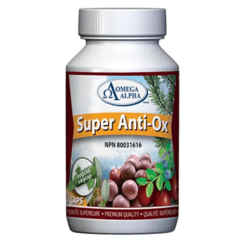 Omega Alpha Super Anti-Ox 30 veg caps Supplements at Village Vitamin Store
