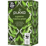 Pukka Organic Supreme Matcha Green 20 Tea Bags Food Items at Village Vitamin Store