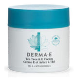 Derma E Therapeutic Tea Tree and Vitamin E Relief Cream 113g Face Moisturizer at Village Vitamin Store