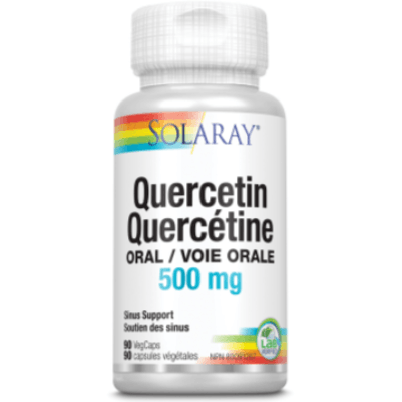 Solaray Quercetin Sinus Support 500mg 90 Veggie Caps Supplements at Village Vitamin Store