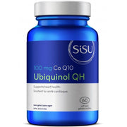 SISU Ubiquinol QH Co Q10 100mg 60/75 Soft Gels Supplements - Cardiovascular Health at Village Vitamin Store