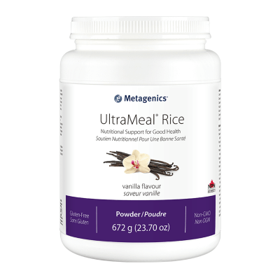 Metagenics UltraMeal Rice Vanilla 672g Supplements at Village Vitamin Store