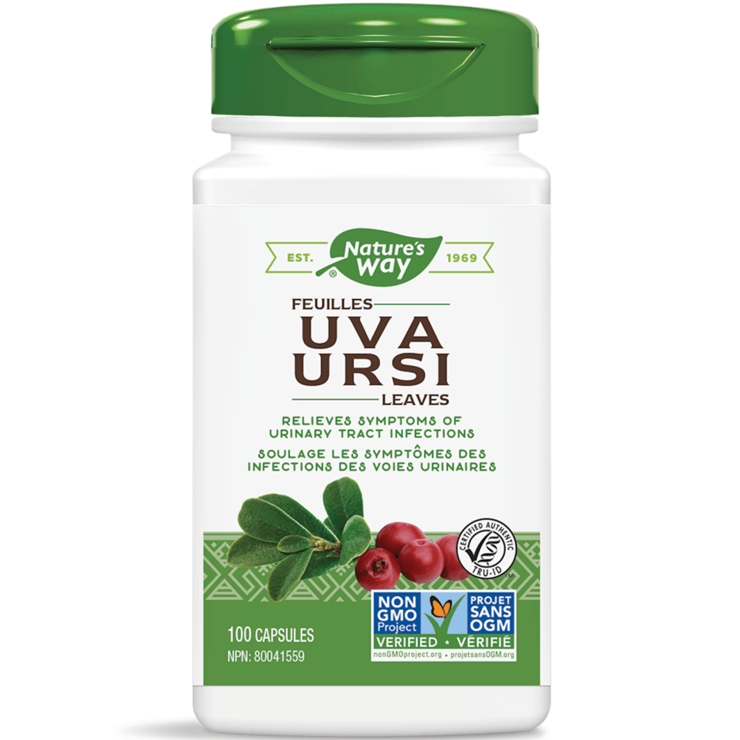Nature's Way Uva-Ursi Leaves 100 Capsules Supplements at Village Vitamin Store